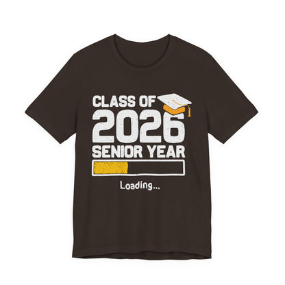 T-shirt de l'année de terminale 2026, T-shirt de graduation, Cadeau de graduation unisexe, Vêtements pour lycéens en terminale, T-shirt pour étudiants en route vers le collège