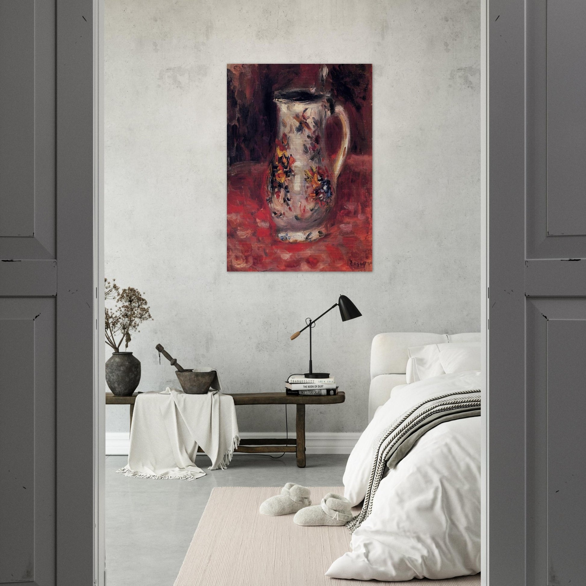 Jug - Pierre-Auguste Renoir Brushed Aluminum Print - 70x100 cm / 28x40 inches | Pierre-Auguste Renoir Aluminum Print | Pierre-Auguste Renoir Prints
