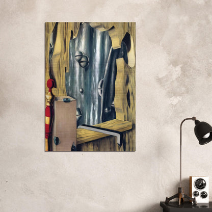 THE SILVER GAP 1926 - Rene Magritte Brushed Aluminum Print - 70x100 cm / 28x40 inches | Rene Magritte Aluminum Print | Rene Magritte Prints