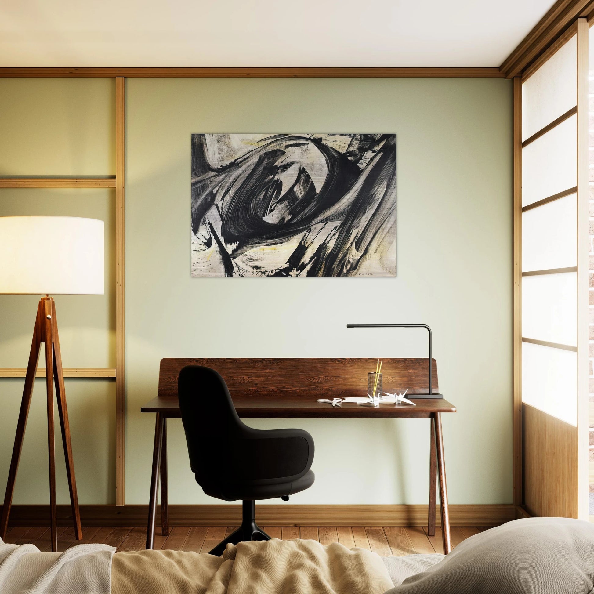 Karant 5.7.1957 - Karl Otto Gotz Brushed Aluminum Print - 70x100 cm / 28x40 inches | Karl Otto Gotz Aluminum Print | Karl Otto Gotz Prints