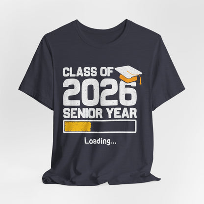 T-shirt de l'année de terminale 2026, T-shirt de graduation, Cadeau de graduation unisexe, Vêtements pour lycéens en terminale, T-shirt pour étudiants en route vers le collège