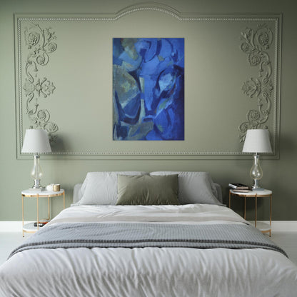 THE STORMY SEA 1958 - Alma Woodsey Thomas Brushed Aluminum Print - 70x100 cm / 28x40 inches | Alma Woodsey Thomas Aluminum Print | Alma Woodsey Thomas Prints
