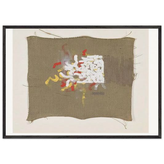 Untitled 36 - Robert Ryman 70x100 cm / 28x40 inches Framed Art Print – Black Wooden Frame