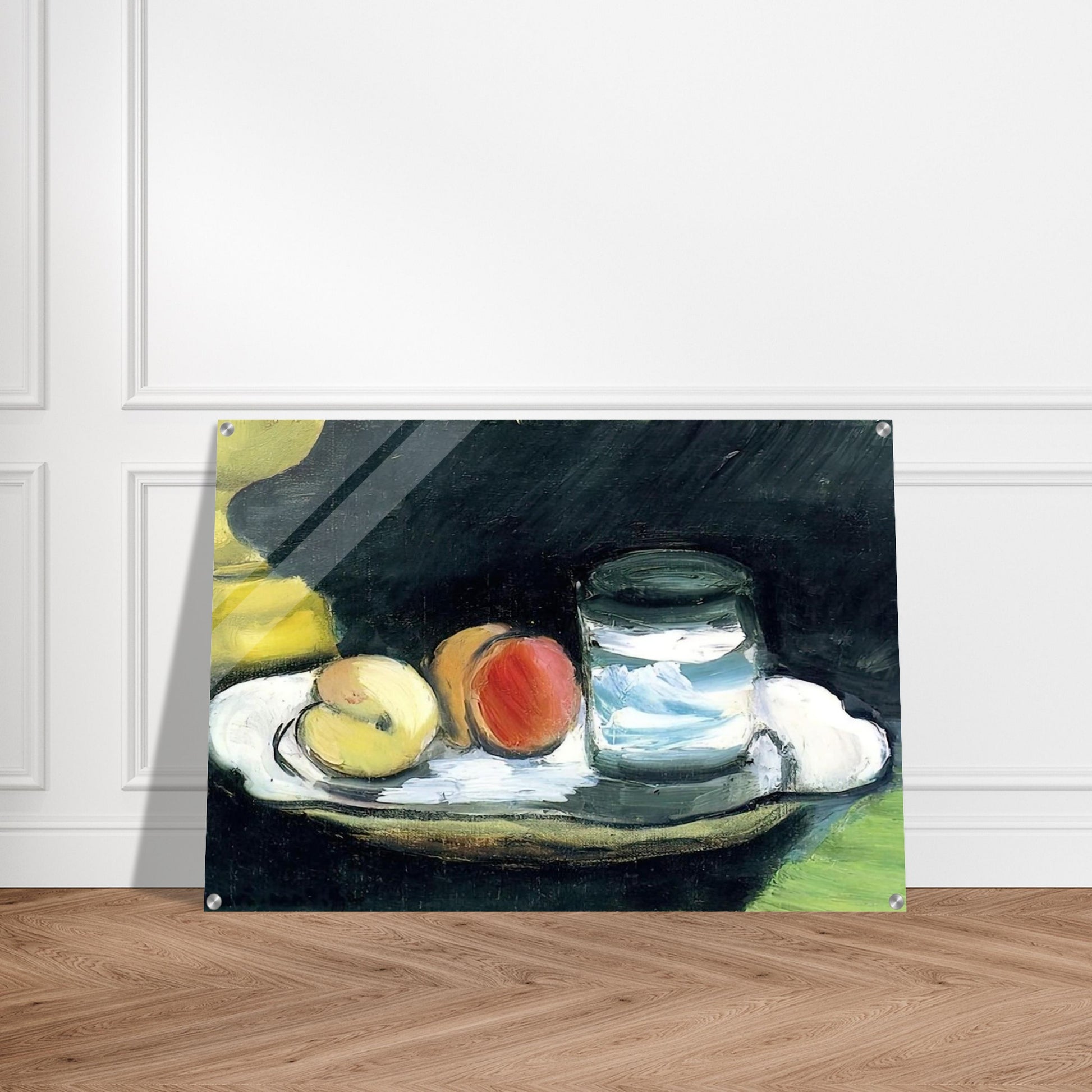 STILL LIFE PEACHES AND GLASS 1916 - Henri Matisse Acrylic Print - 70x100 cm / 28x40″ inches