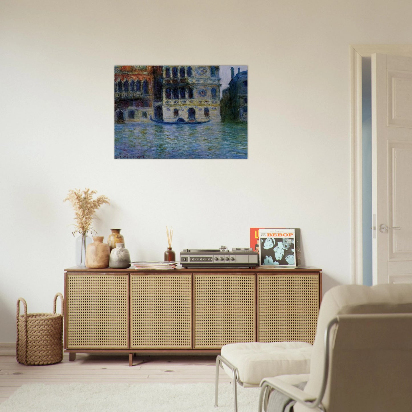 Palazzo Dario - claude monet Brushed Aluminum Print - 70x100 cm / 28x40 inches | claude monet Aluminum Print | claude monet Prints