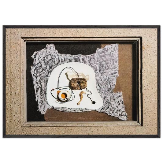 STATO D ANIMO PLASTICO MARINO 1937 - Enrico Prampolini 70x100 cm / 28x40 inches Framed Art Print – Black Wooden Frame