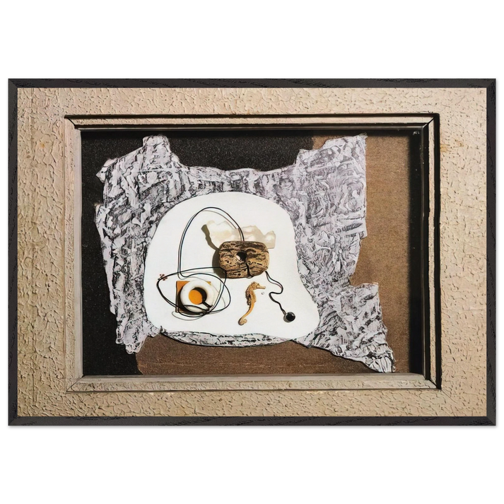 STATO D ANIMO PLASTICO MARINO 1937 - Enrico Prampolini 70x100 cm / 28x40 inches Framed Art Print – Black Wooden Frame