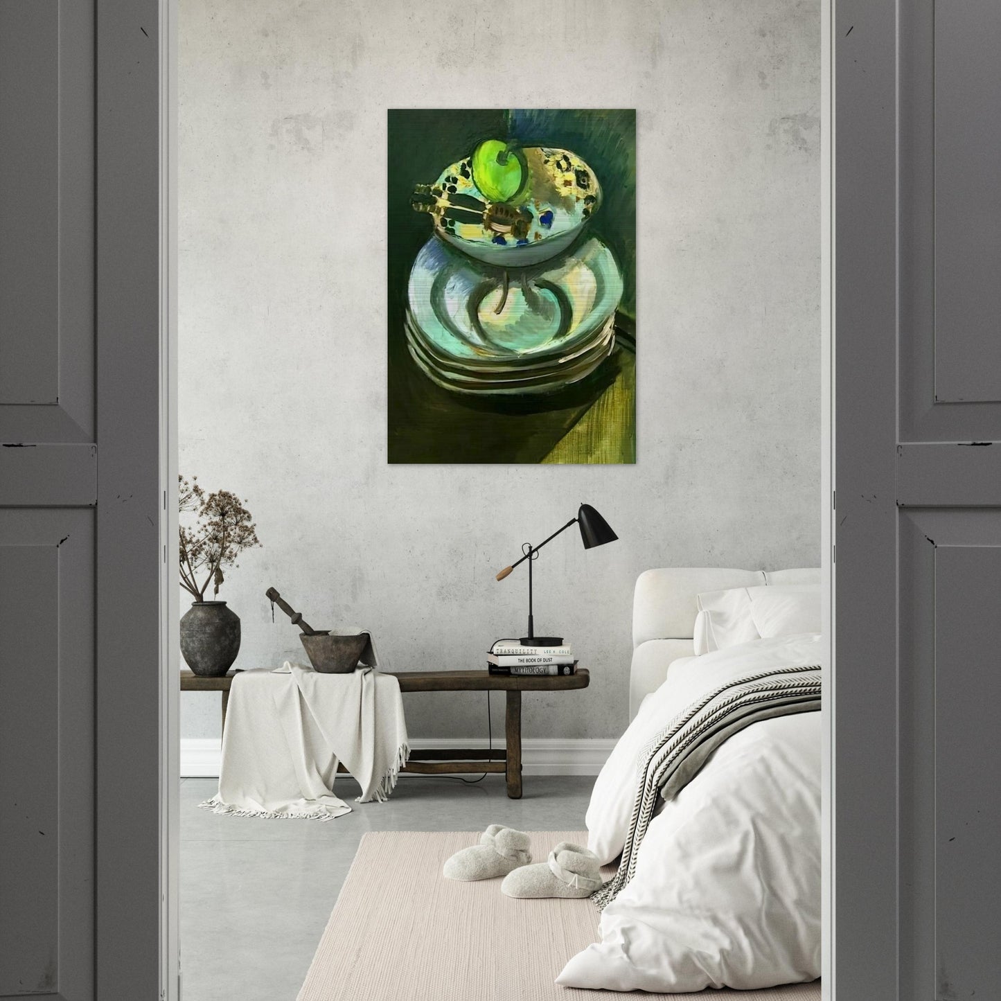 STILL LIFE WITH NUTCRACKER 1916 - Henri Matisse Brushed Aluminum Print - 70x100 cm / 28x40 inches | Henri Matisse Aluminum Print | Henri Matisse Prints