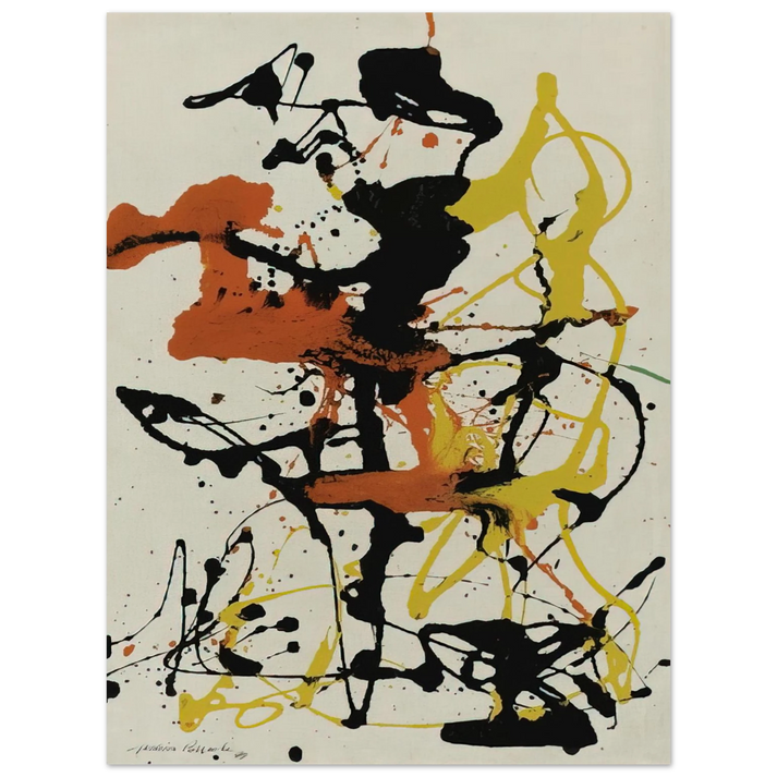Jackson Pollock - NUMBER 26 1949  75x100 cm / 30x40inches Fine Art Poster