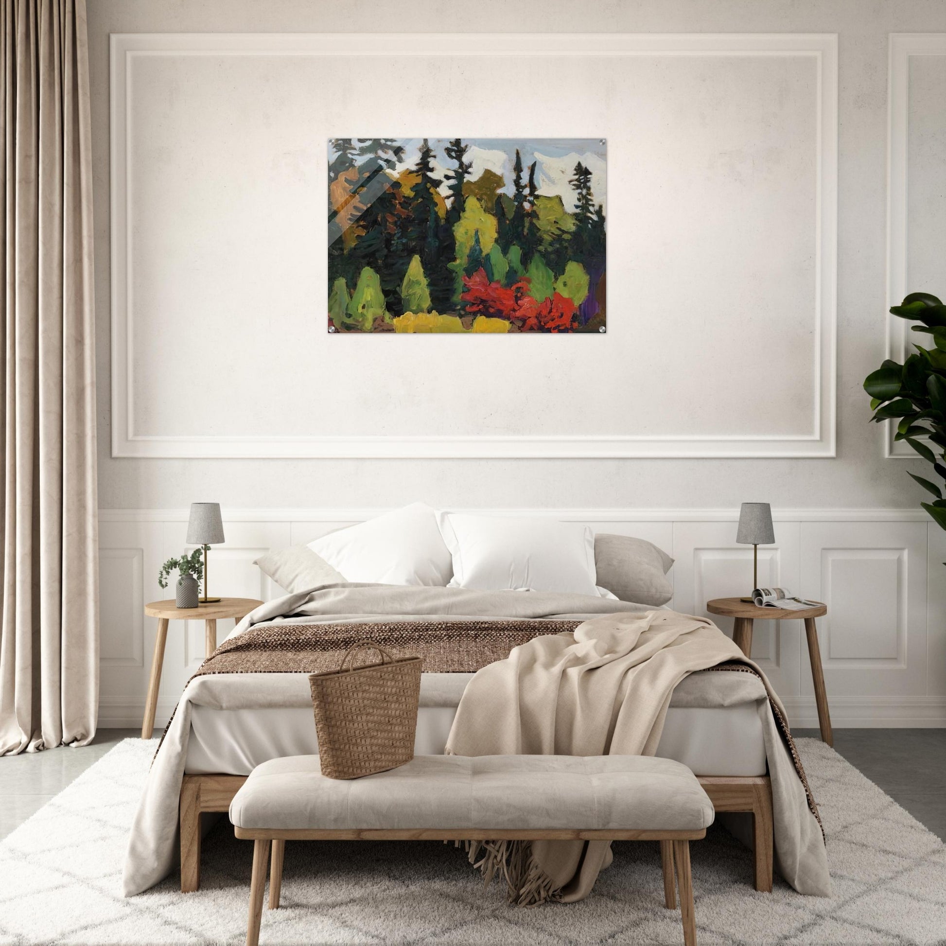 Woods, Algoma - 1918 - Lawren Harris Acrylic Print - 70x100 cm / 28x40″ inches