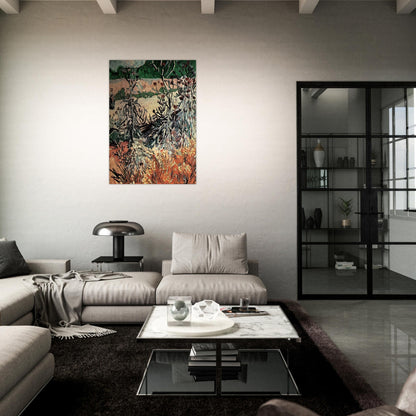 Thistles - Vincent van Gogh Brushed Aluminum Print - 70x100 cm / 28x40 inches | Vincent van Gogh Aluminum Print | Vincent van Gogh Prints