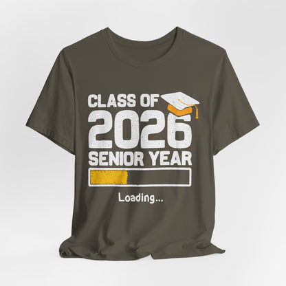 T-shirt de l'année de terminale 2026, T-shirt de graduation, Cadeau de graduation unisexe, Vêtements pour lycéens en terminale, T-shirt pour étudiants en route vers le collège