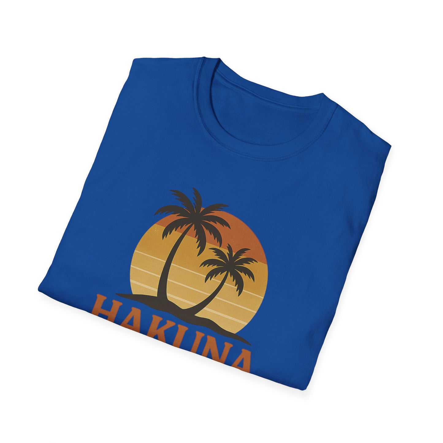 Hakuna Matata T-shirt rétro graphique, T-shirt à l'humeur positive "Pas de soucis", T-shirt inspiré des années 90, Haut avec citation feel-good, Cadeau unisexe