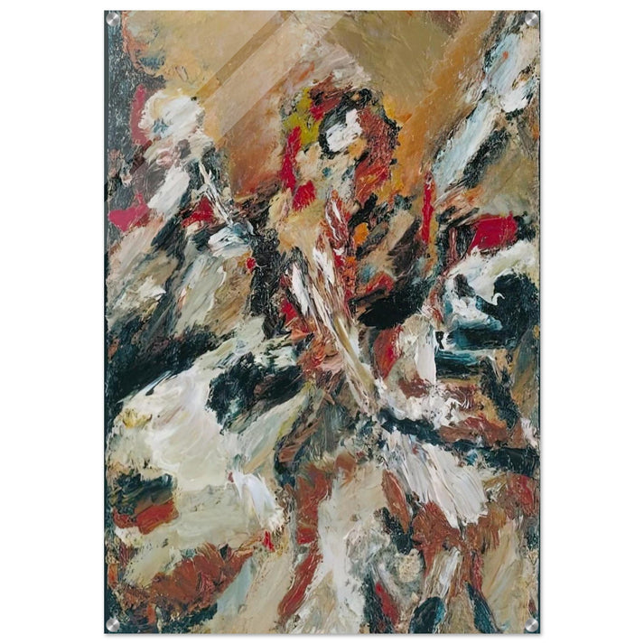 STUDY AFTER TITIAN I - Frank Auerbach Acrylic Print - 70x100 cm / 28x40″ inches | Frank Auerbach Wall Art | Frank Auerbach Prints