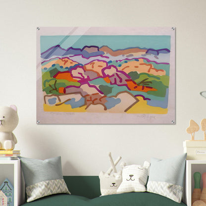 Campagne grecque - 1964 - Charles Lapicque Acrylic Print - 70x100 cm / 28x40″ inches