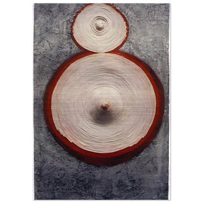 RINGAROUND AROSIE 1965 - Eva Hesse Brushed Aluminum Print - 70x100 cm / 28x40 inches | Eva Hesse Aluminum Print | Eva Hesse Prints