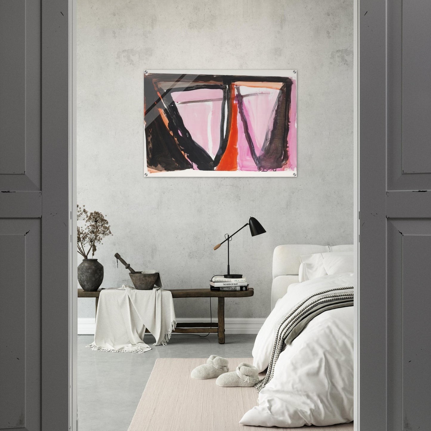 Composition - 1980 - Bram van Velde Acrylic Print - 70x100 cm / 28x40″ inches | Bram van Velde Wall Art | Bram van Velde Prints