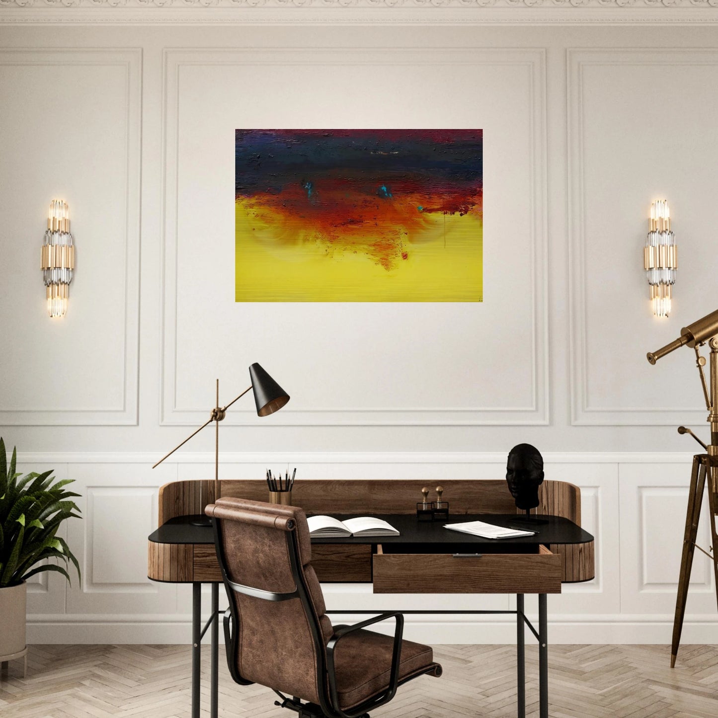 Adirondacks - 1992 - Helen Frankenthaler Brushed Aluminum Print - 70x100 cm / 28x40 inches | Helen Frankenthaler Aluminum Print | Helen Frankenthaler Prints