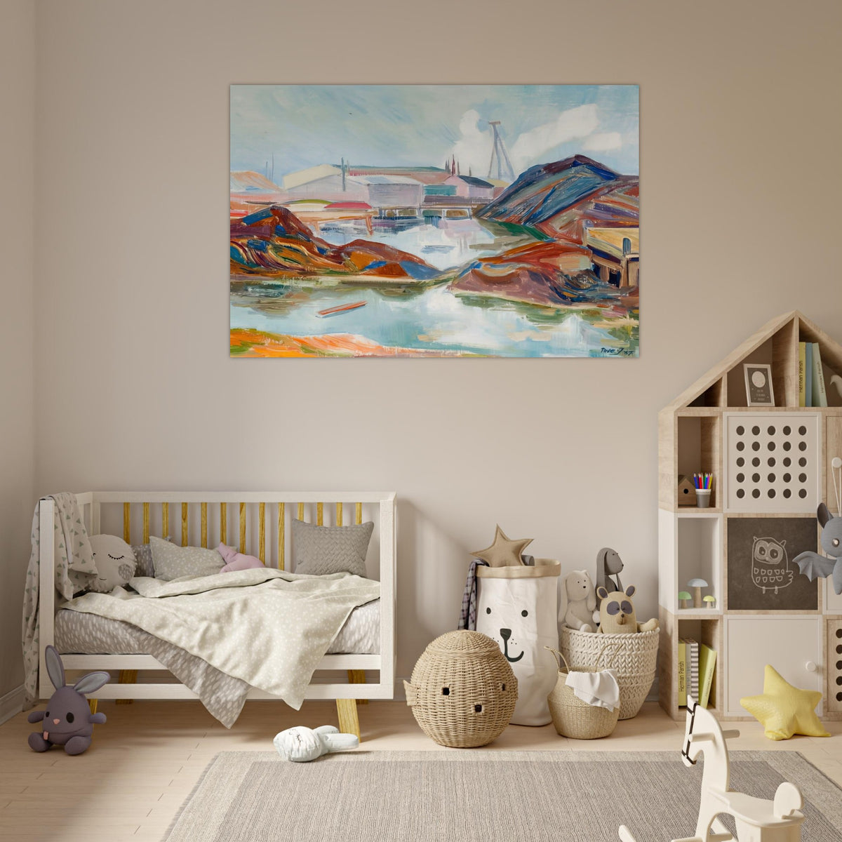 Edisviken - 1937 - Tove Jansson Art Prints - 100x150 cm / 40x60″ inches | Tove Jansson Poster | Tove Jansson Prints