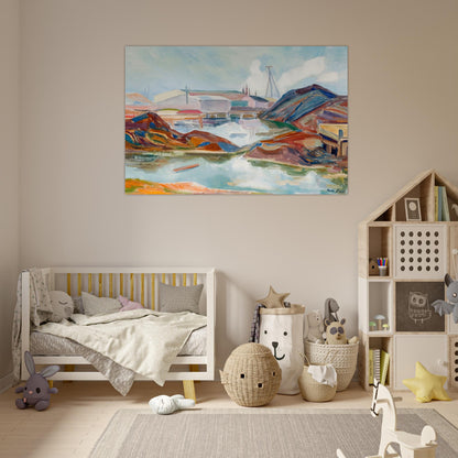 Edisviken - 1937 - Tove Jansson Art Prints - 100x150 cm / 40x60″ inches | Tove Jansson Poster | Tove Jansson Prints