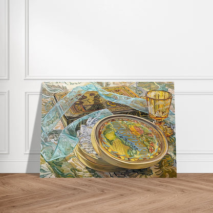 TURKISH DELIGHT 2003 - Janet Fish Brushed Aluminum Print - 70x100 cm / 28x40 inches | Janet Fish Aluminum Print | Janet Fish Prints