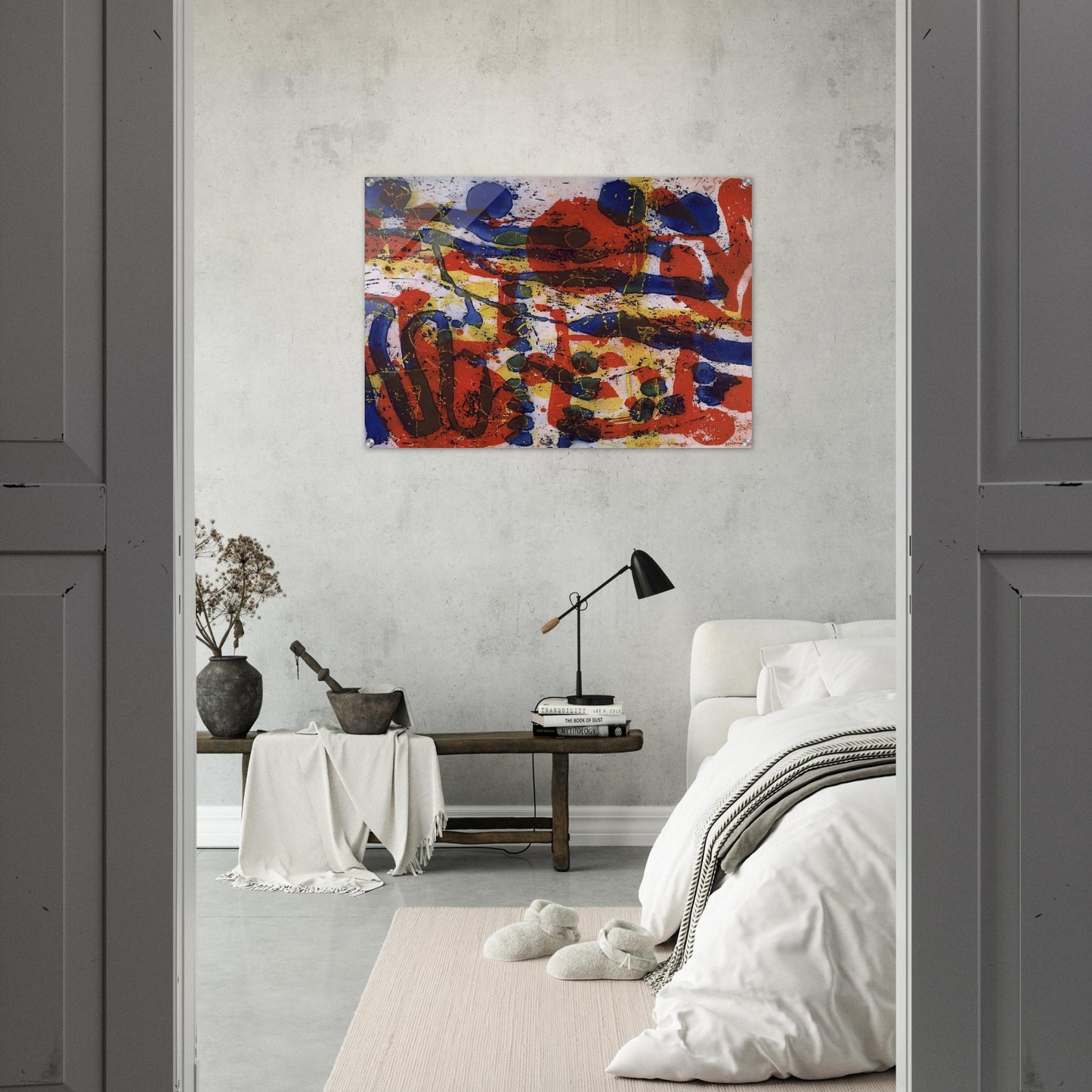 Untitled From The Brushwork Series - 1999 - Patrick Heron Acrylic Print - 70x100 cm / 28x40″ inches | Patrick Heron Wall Art | Patrick Heron Prints