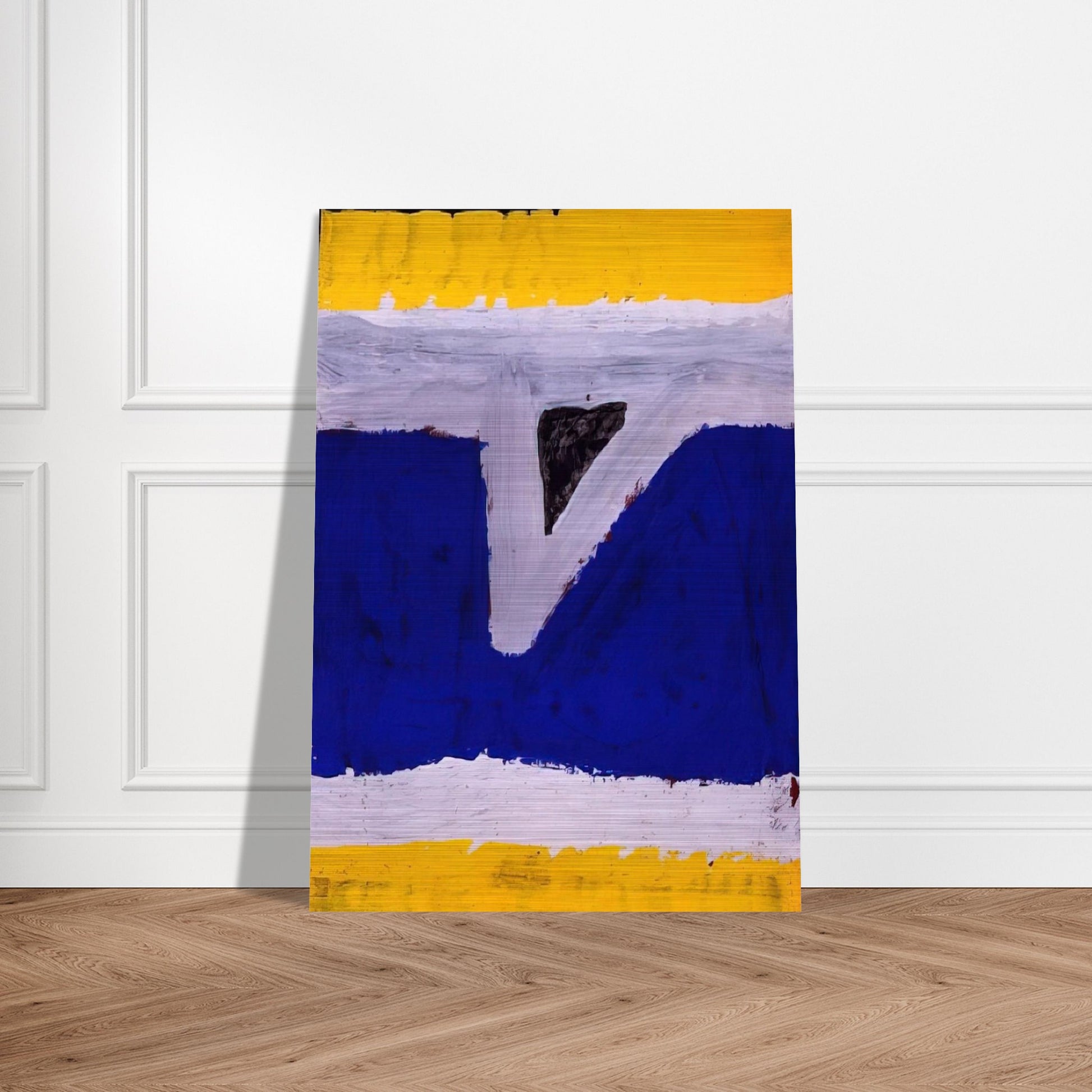 Untitled  G-60-06  - Al Held Brushed Aluminum Print - 70x100 cm / 28x40 inches | Al Held Aluminum Print | Al Held Prints