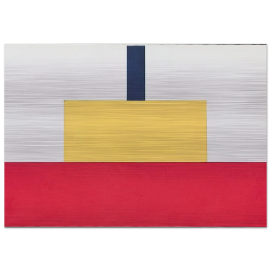 Castle CCCXXXIII 15.7.01 - 2001 - Bob Law Brushed Aluminum Print - 70x100 cm / 28x40 inches | Bob Law Aluminum Print | Bob Law Prints
