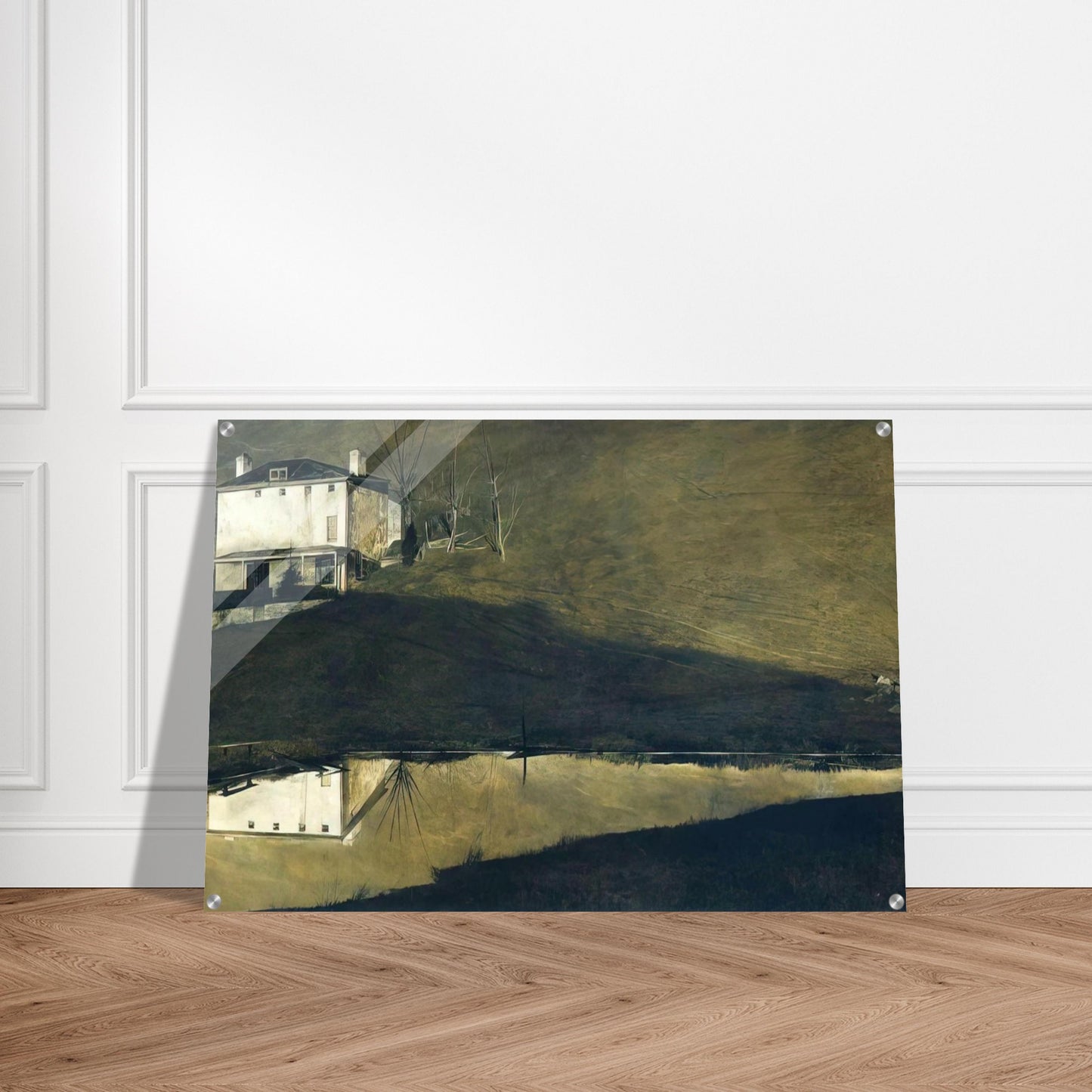 BROWN SWISS - Andrew Wyeth Acrylic Print - 70x100 cm / 28x40″ inches
