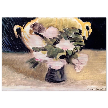FLOWERS 1919 - Henri Matisse Brushed Aluminum Print - 70x100 cm / 28x40 inches | Henri Matisse Aluminum Print | Henri Matisse Prints