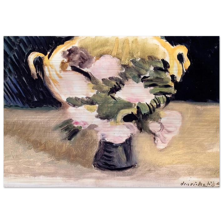 FLOWERS 1919 - Henri Matisse Brushed Aluminum Print - 70x100 cm / 28x40 inches | Henri Matisse Aluminum Print | Henri Matisse Prints