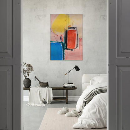 Composition No. 1 - Hans Hofmann Brushed Aluminum Print - 70x100 cm / 28x40 inches | Hans Hofmann Aluminum Print | Hans Hofmann Prints