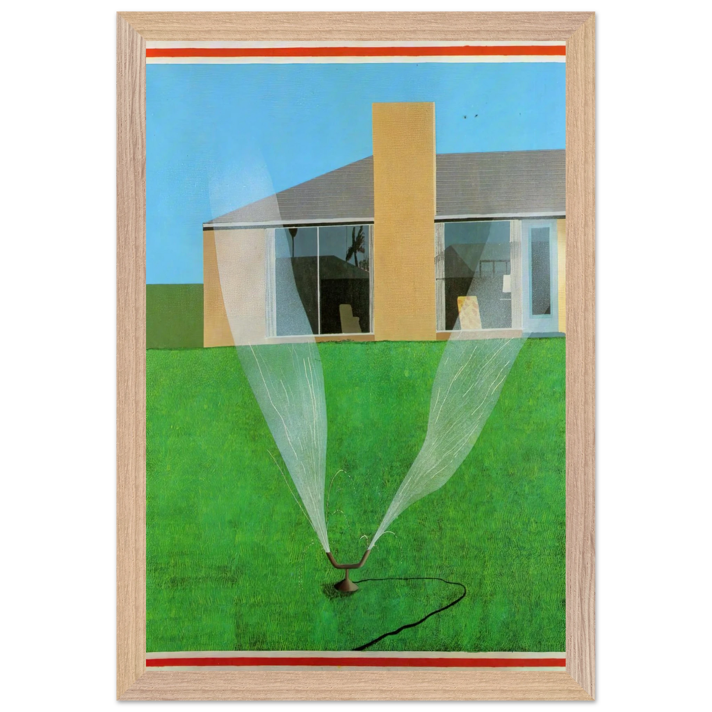 David Hockney - David Hockney Wall art - 50x50 cm / 20x20 inches - Fine Art Poster-canvas - -