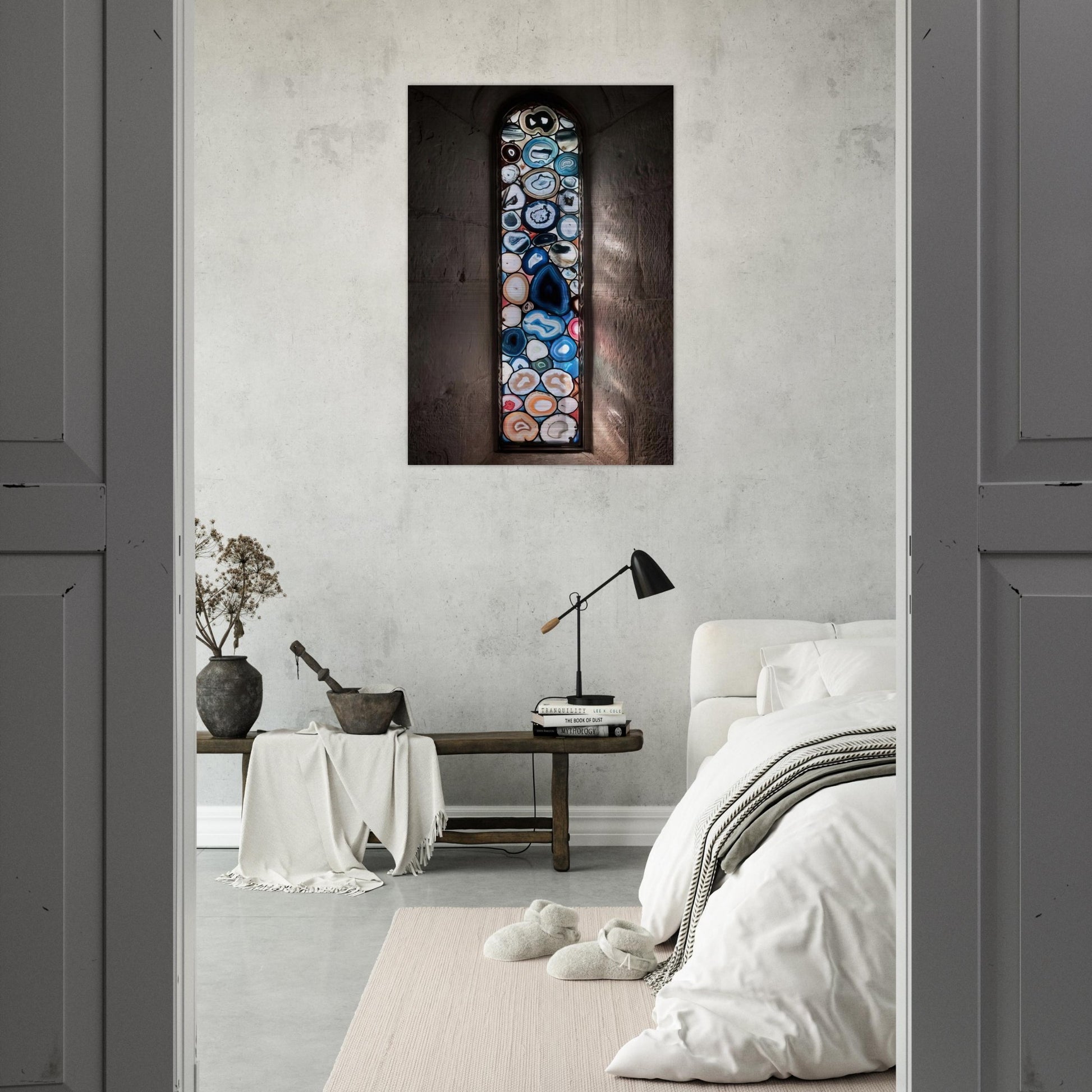 AHATFENSTER 2009 - Sigmar Polke Brushed Aluminum Print - 70x100 cm / 28x40 inches | Sigmar Polke Aluminum Print | Sigmar Polke Prints