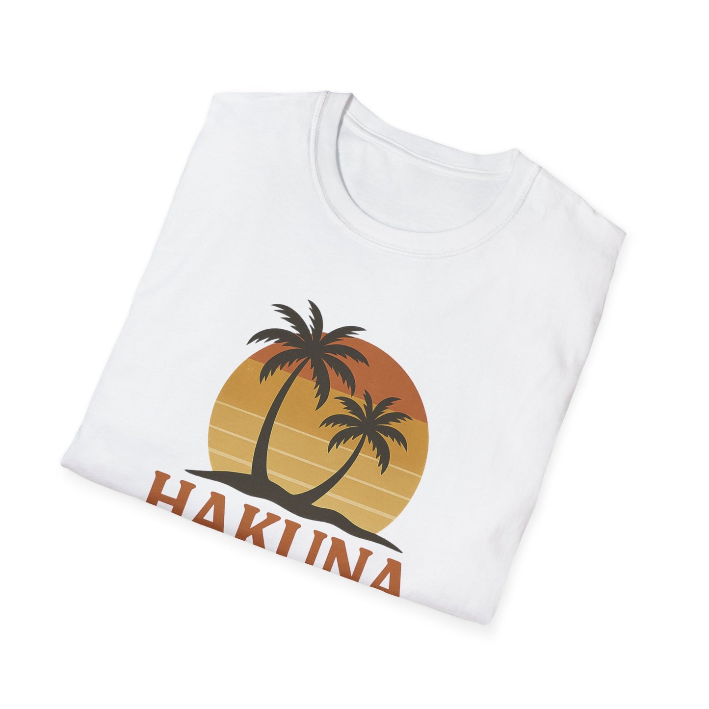 Hakuna Matata T-shirt rétro graphique, T-shirt à l'humeur positive "Pas de soucis", T-shirt inspiré des années 90, Haut avec citation feel-good, Cadeau unisexe