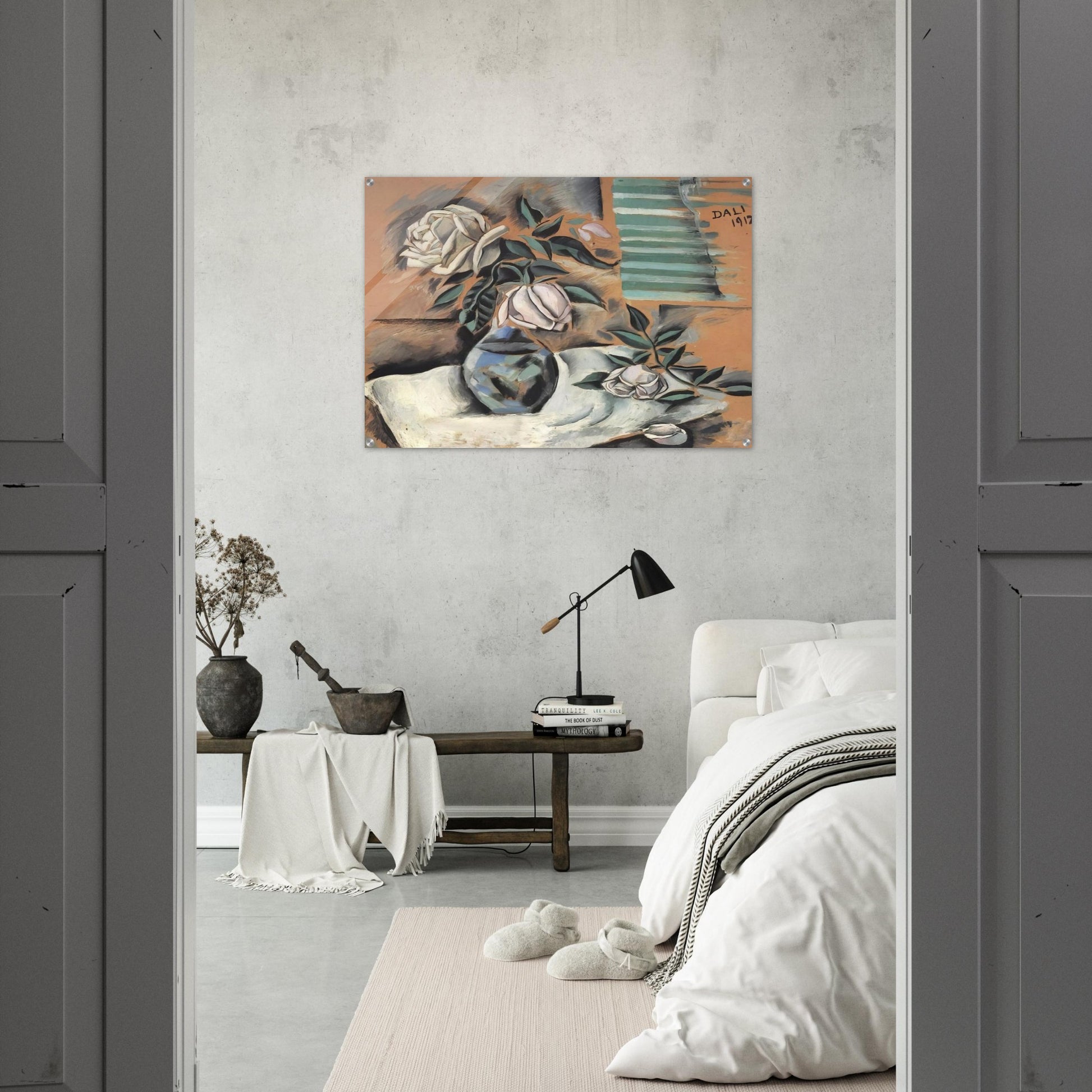 BOUQUET L IMPORTANT C EST LA ROSE - Salvador Dali Acrylic Print - 70x100 cm / 28x40″ inches
