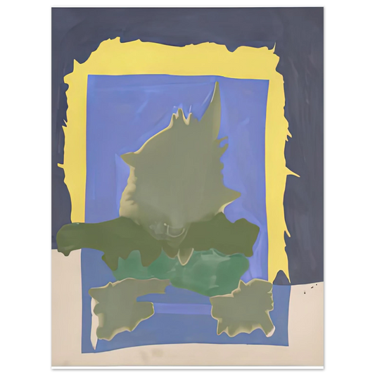 Helen Frankenthaler - Interior Landscape, 1964- Wall Art - 21x29.7 cm / 8x12" - Fine Art Poster-canvas - -