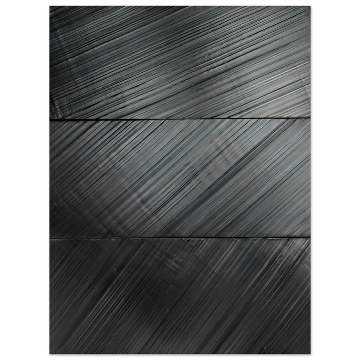 Pierre Soulages - Peinture 18 Mars 2010 - 2010  75x100 cm / 30x40inches Fine Art Poster