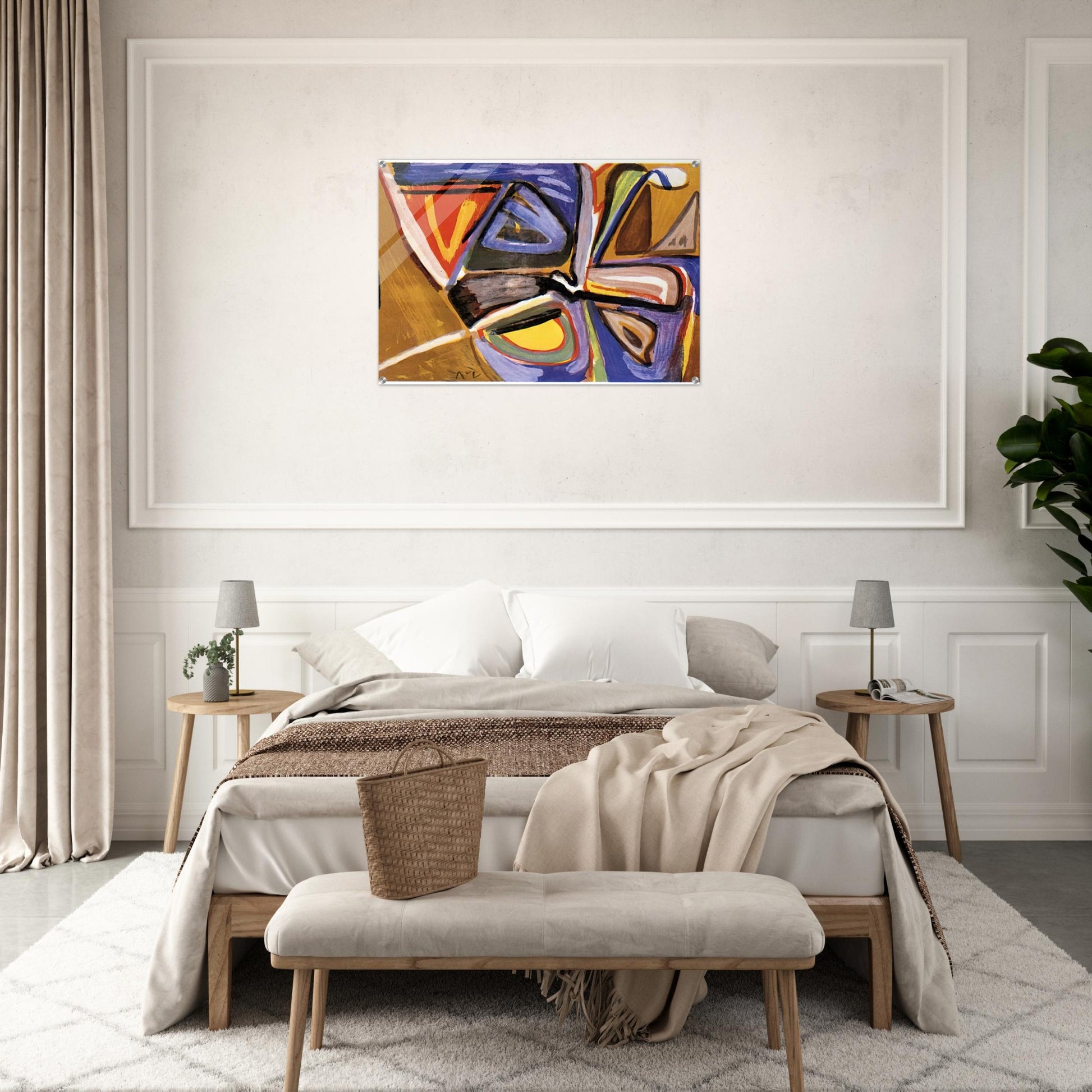 Le bonheur de Matisse - 1981 - Bram van Velde Acrylic Print - 70x100 cm / 28x40″ inches