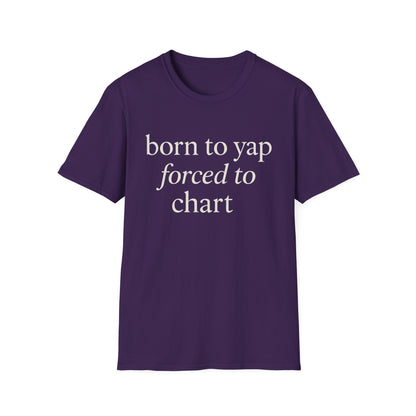 Né pour aboyer, condamné à dessiner des cartes, T-shirt drôle pour infirmières, cadeau humoristique médical pour IA, IA, IA, T-shirt pour amoureux des chiens