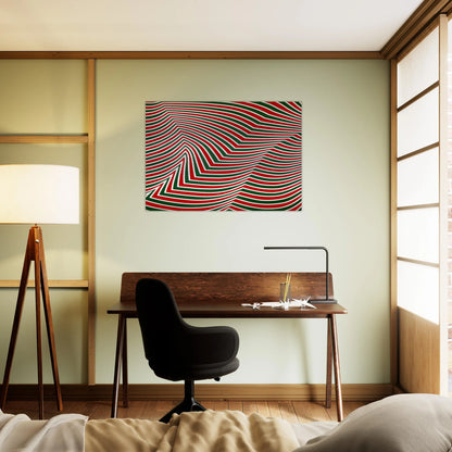 Swirling Retina - Marcel Barbeau Brushed Aluminum Print - 70x100 cm / 28x40 inches | Marcel Barbeau Aluminum Print | Marcel Barbeau Prints