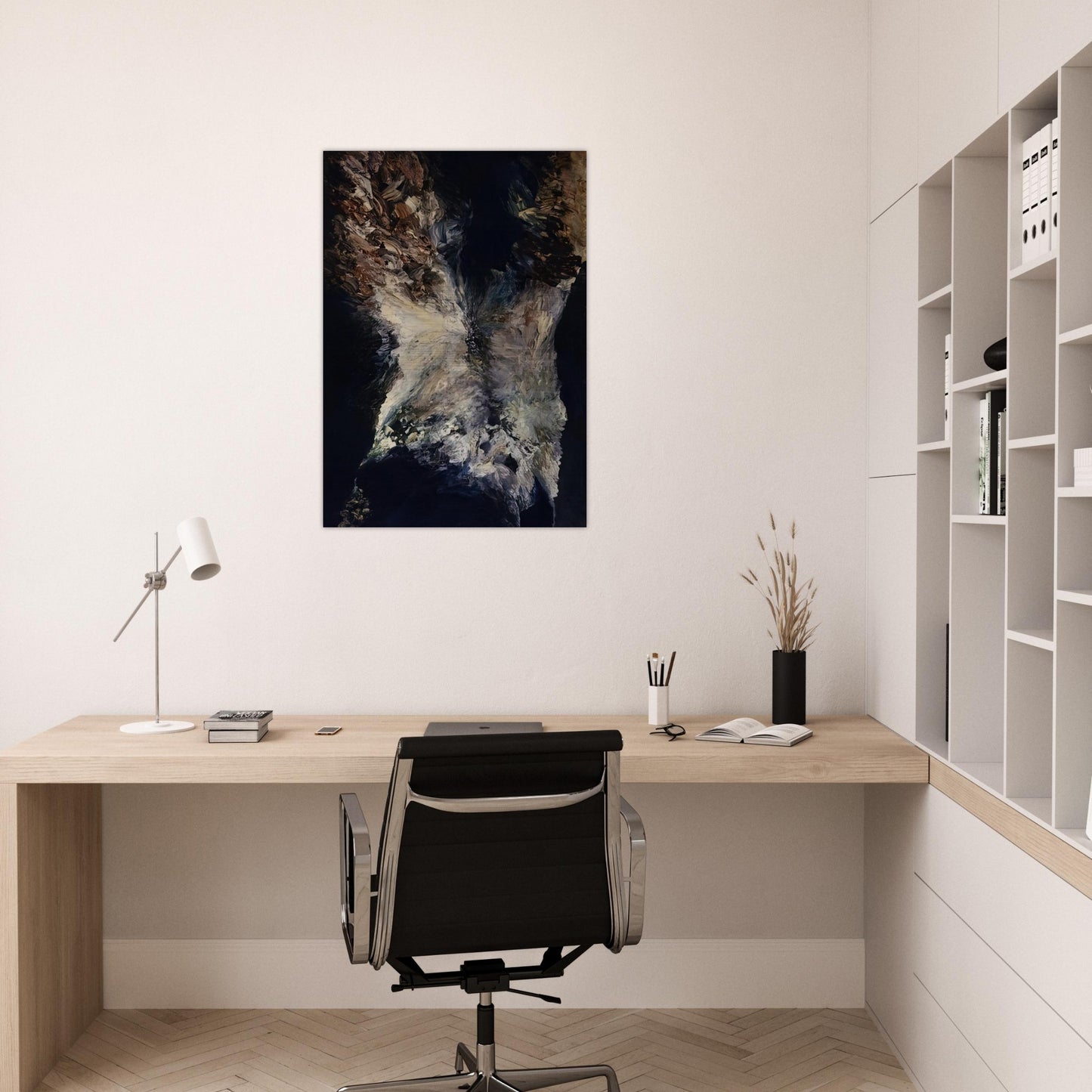 Jay DeFeo/BIG/The Annunciation - Jay DeFeo Brushed Aluminum Print - 70x100 cm / 28x40 inches | Jay DeFeo Aluminum Print | Jay DeFeo Prints