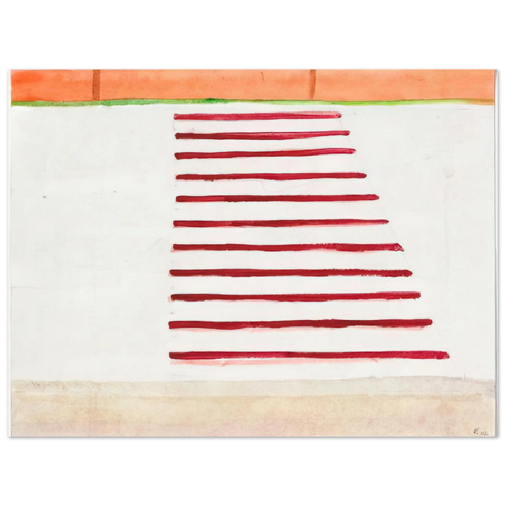 Raoul De Keyser - Untitled - 2002  75x100 cm / 30x40inches Fine Art Poster