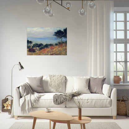The Coast of Varengeville - claude monet Brushed Aluminum Print - 70x100 cm / 28x40 inches | claude monet Aluminum Print | claude monet Prints