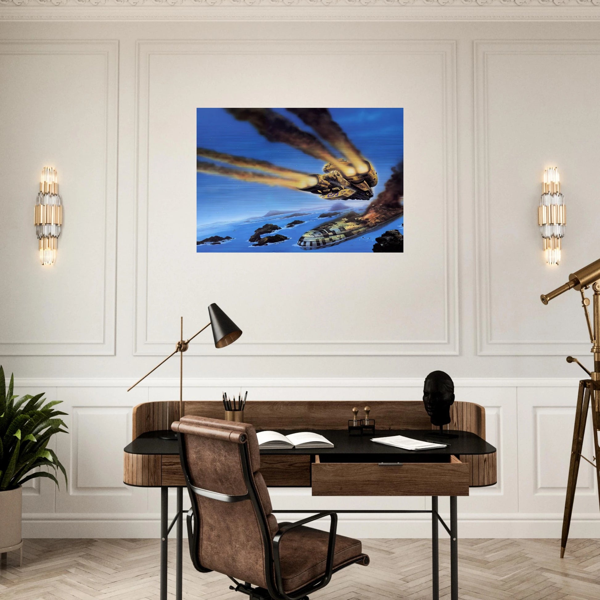 Chris Foss - Chris Foss Brushed Aluminum Print - 70x100 cm / 28x40 inches | Chris Foss Aluminum Print | Chris Foss Prints