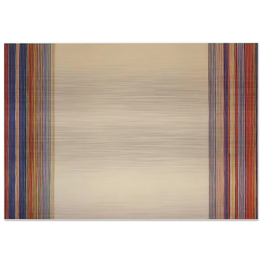 King's Gate - 1978 - Gene Davis Brushed Aluminum Print - 70x100 cm / 28x40 inches | Gene Davis Aluminum Print | Gene Davis Prints