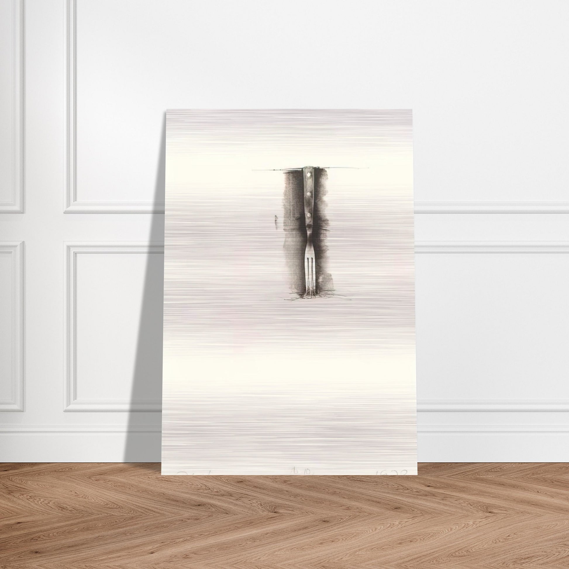 UNTITLED FROM TEN WINTER TOOLS 1973 8 - Jim Dine Brushed Aluminum Print - 70x100 cm / 28x40 inches | Jim Dine Aluminum Print | Jim Dine Prints