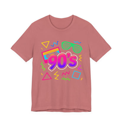 Musique old school des années 90 - ambiance arcade Classique années 90 Rétro Vintage. Années 1990 Les années 90 J'adore les années 90 T-Shirt