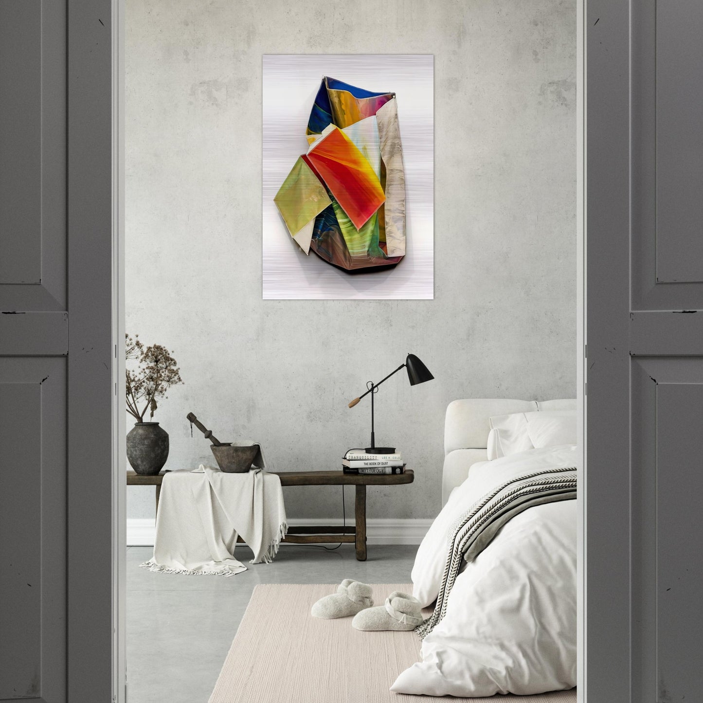 Sac 2 - Sam Gilliam Brushed Aluminum Print - 70x100 cm / 28x40 inches | Sam Gilliam Aluminum Print | Sam Gilliam Prints