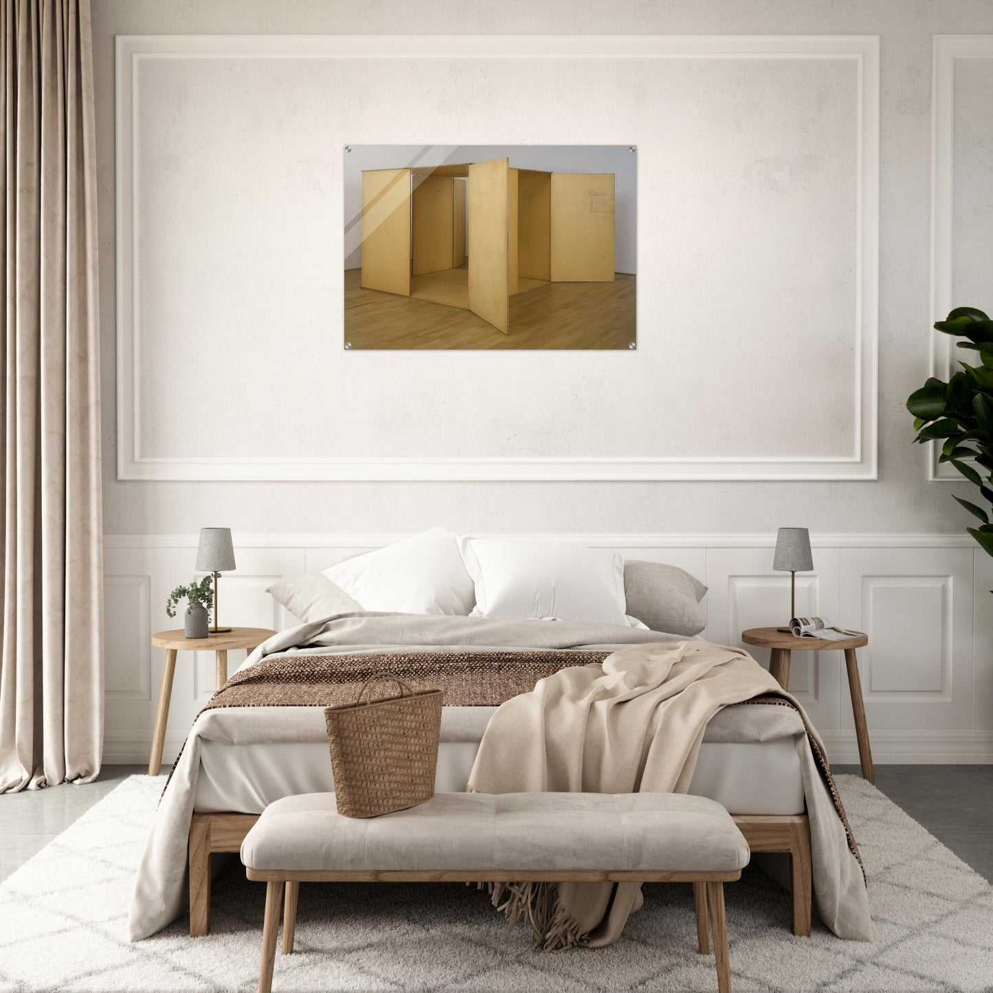 Prototype for Revolving Vane - 1968 - Charlotte Posenenske Acrylic Print - 70x100 cm / 28x40″ inches